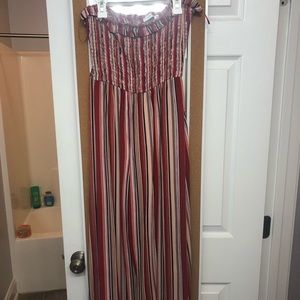 Long Romper (Red, Orange, White, and Navy.